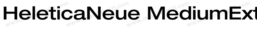 HeleticaNeue MediumExt字体转换
